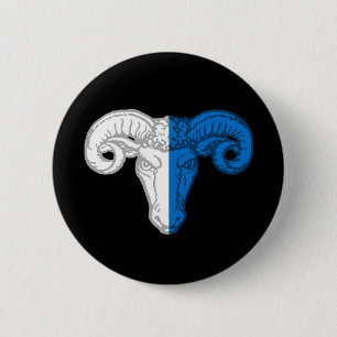 Badge Rond 5 Cm Bouton d'insigne de la province du désert d'argent