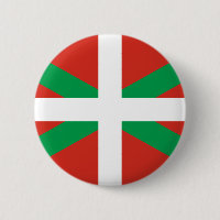 Bouton d'insigne Euskadi Drapeau Basque Ikurrin Ik