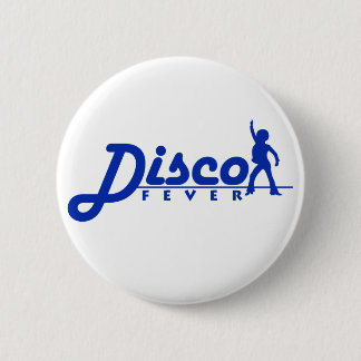 Badge Rond 5 Cm Bouton Disco Fever