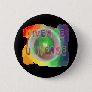 Badge Rond 5 Cm Bouton Diverse Universe