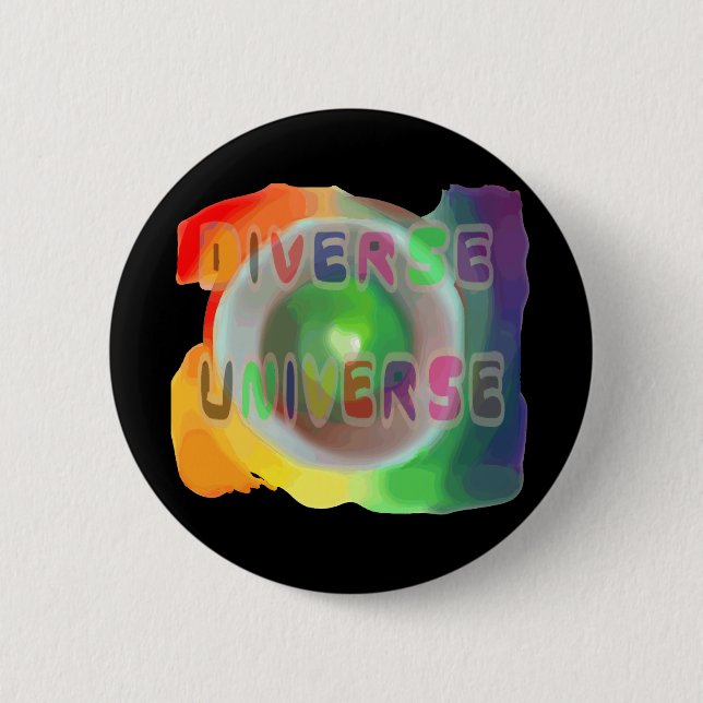 Badge Rond 5 Cm Bouton Diverse Universe (Devant)