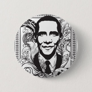 Badge Rond 5 Cm Bouton d'Obama