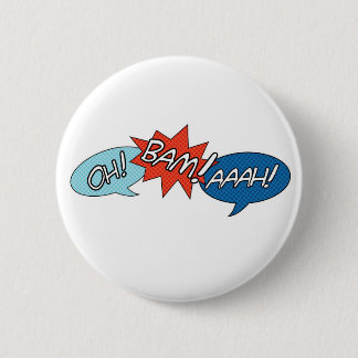 Badge Rond 5 Cm Bouton d'Obama