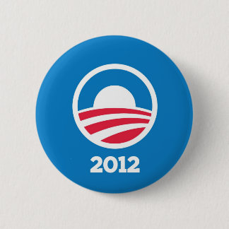 Badge Rond 5 Cm Bouton d'Obama 2012