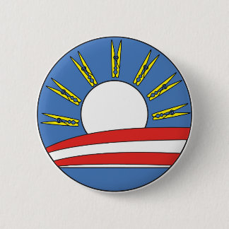 Badge Rond 5 Cm Bouton d'Obama 2012