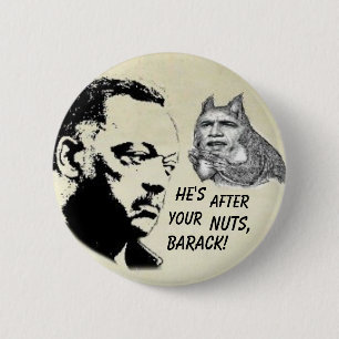 Badge Rond 5 Cm Bouton d'Obama/Jesse Jackson