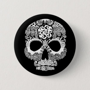 Badge Rond 5 Cm Bouton d'obscurité de Bella Muerte de La