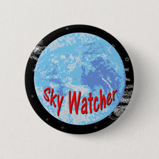 Badge Rond 5 Cm Bouton d'observateur de ciel