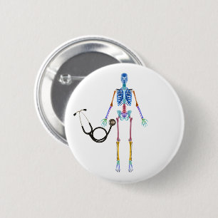 Badge Rond 5 Cm Bouton Docteur