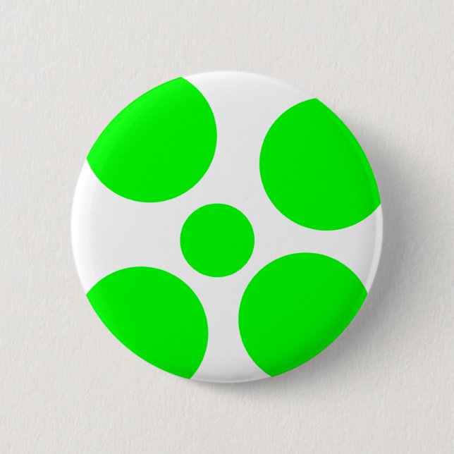 Badge Rond 5 Cm Bouton d'oeufs (Devant)