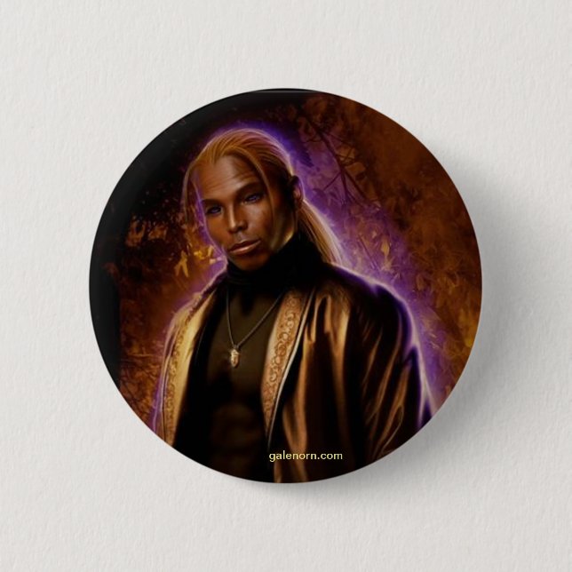 Badge Rond 5 Cm Bouton d'ombre (Devant)