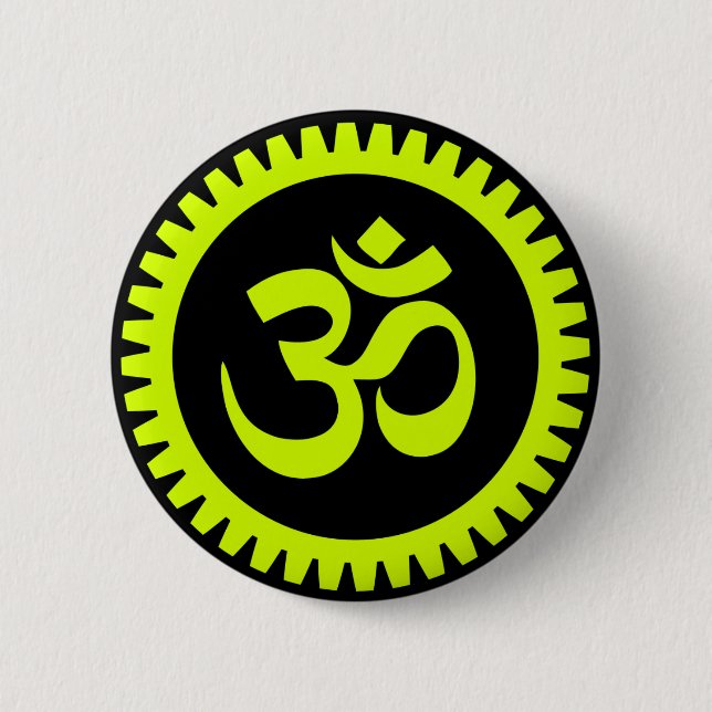 Badge Rond 5 Cm bouton d'omm (Devant)