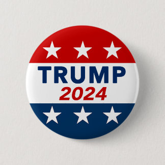 Badge Rond 5 Cm Bouton Donald Trump 2024