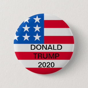 Badge Rond 5 Cm Bouton DONALD TRUMP pour Président 2020