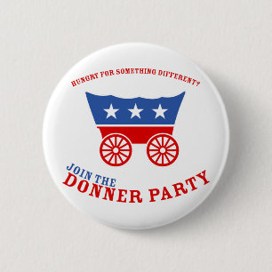 Badge Rond 5 Cm Bouton Donner Party