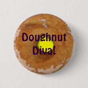 Badge Rond 5 Cm Bouton DONUT FUN - Collection de broches