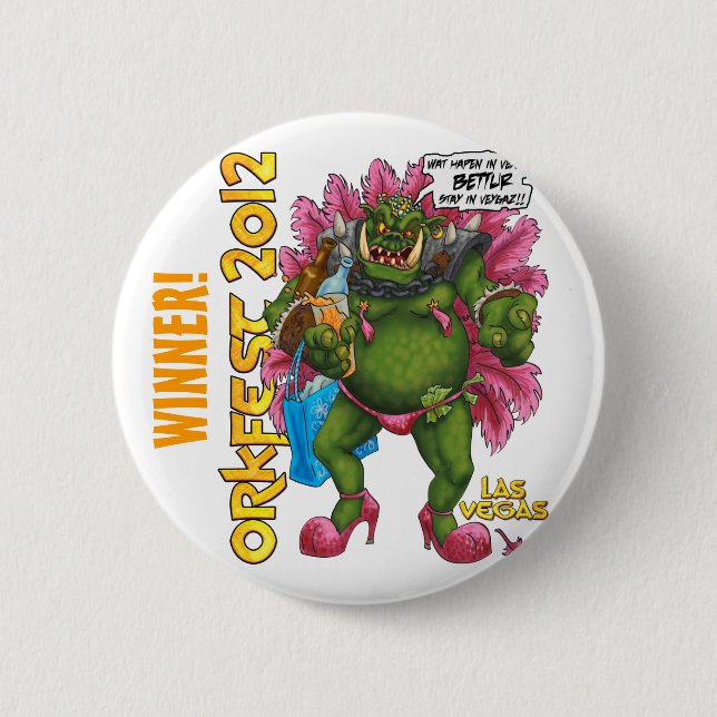 Badge Rond 5 Cm Bouton d'Orkfest 2012 (Devant)