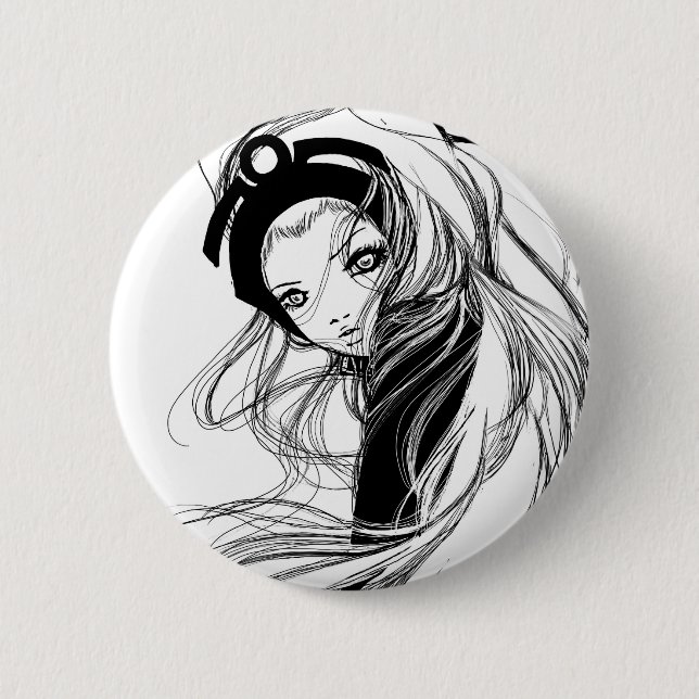 Badge Rond 5 Cm Bouton d'Ororo (Devant)