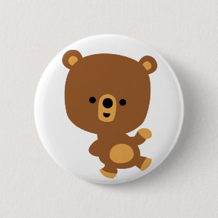 Badge Rond 5 Cm Bouton d'ours "Good Vibe"