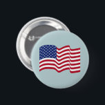 Badge Rond 5 Cm Bouton Drapeau Américain Cadeau<br><div class="desc">Bouton drapeau américain.</div>