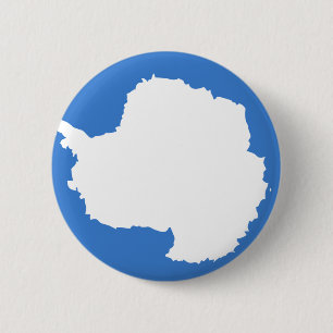 Badge Rond 5 Cm Bouton Drapeau Antarctique
