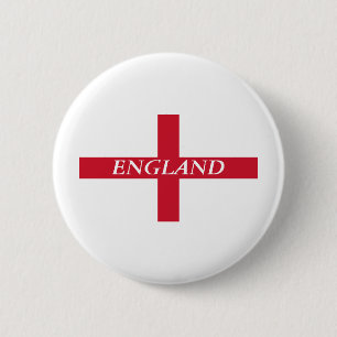 Badge Rond 5 Cm Bouton Drapeau d'Angleterre