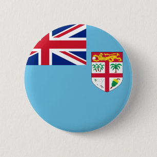Badge Rond 5 Cm Bouton drapeau de la République des Fidji
