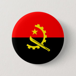 Badge Rond 5 Cm bouton drapeau de l'angola