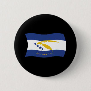 Badge Rond 5 Cm Bouton drapeau de l'atoll de Johnston