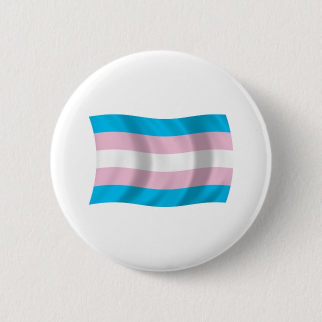 Badge Rond 5 Cm Bouton Drapeau De Pride Transgenre (Devant)