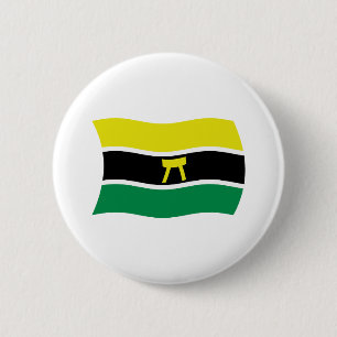 Badge Rond 5 Cm Bouton Drapeau des gens Ashanti