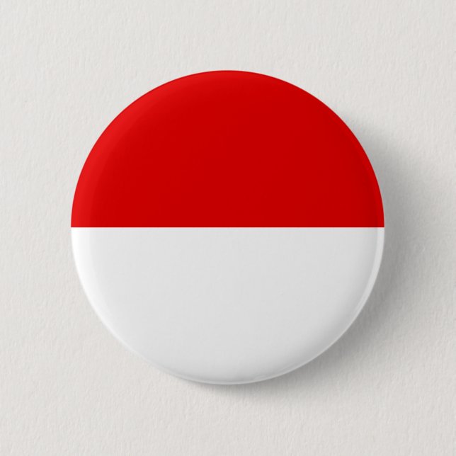 Badge Rond 5 Cm Bouton Drapeau Hesse Pinback (Devant)