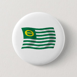 Badge Rond 5 Cm Bouton Drapeau Mouvement écologie