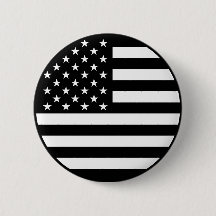 Bouton Drapeau Noir Américain