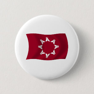 Badge Rond 5 Cm Bouton Drapeau Oglala Lakota