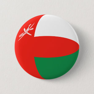 Badge Rond 5 Cm Bouton Drapeau Oman Fisheye