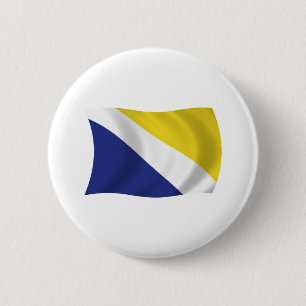 Badge Rond 5 Cm Bouton Drapeau Schleswig Nord