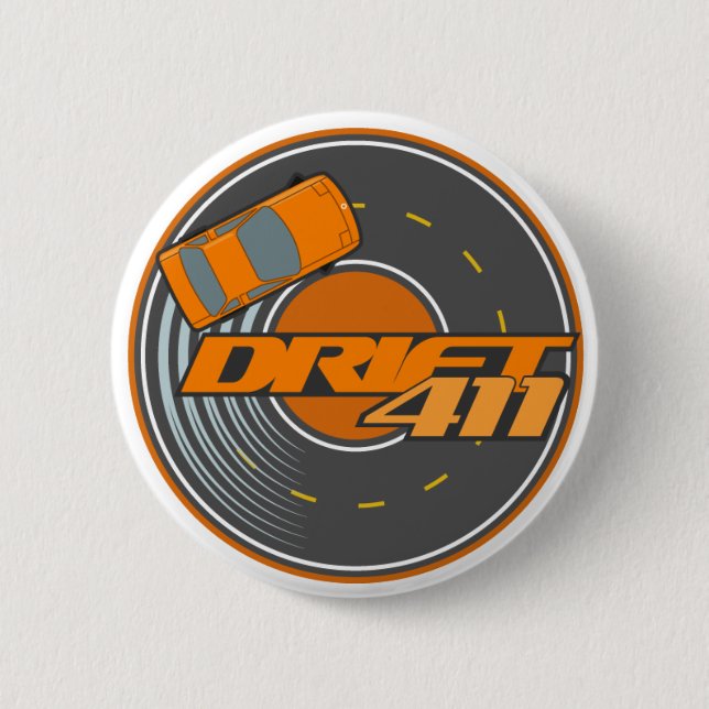 Badge Rond 5 Cm Bouton Drift411 (Devant)