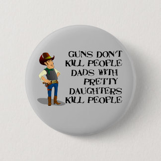 Badge Rond 5 Cm Bouton drôle de fête des pères