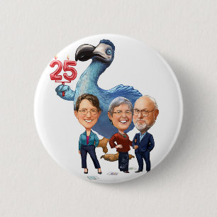 Badge Rond 5 Cm Bouton du 25e anniversaire de la Capclave