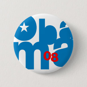 Badge Rond 5 Cm Bouton du carré 08 d'Obama