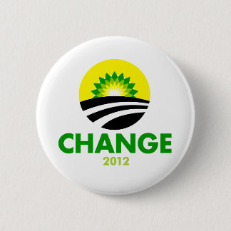 Badge Rond 5 Cm Bouton du changement 2012 d'Obama