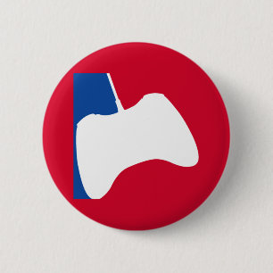 Badge Rond 5 Cm Bouton du contrôleur de jeu