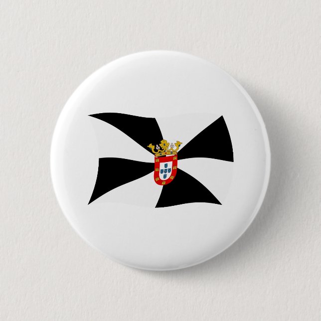 Badge Rond 5 Cm Bouton du drapeau de Ceuta (Devant)