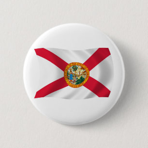 Badge Rond 5 Cm Bouton du drapeau de Floride