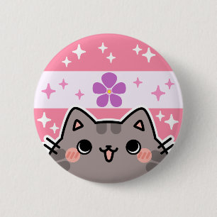 Badge Rond 5 Cm Bouton du drapeau de la fierté LGBT Sapphic