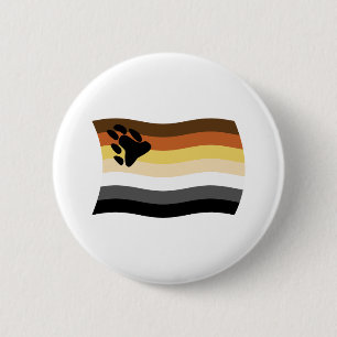 Badge Rond 5 Cm Bouton du drapeau de la Fraternité de l'ours