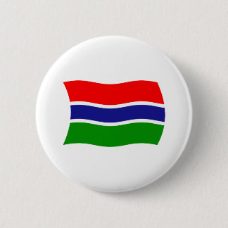 Badge Rond 5 Cm Bouton du drapeau de la Gambie