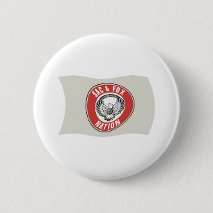 Badge Rond 5 Cm Bouton du drapeau de la Nation Sac & Fox (Oklahoma