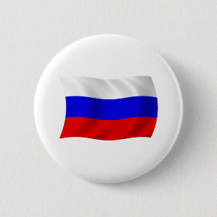 Badge Rond 5 Cm Bouton du drapeau de la Russie